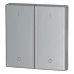 EATON 173001 CWIZ-02/43 Rockers, I/0, gloss finish, double, Silver