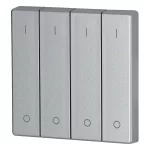 EATON 173002 CWIZ-04/43 Rockers, I/0, gloss finish, 4-fold, Silver