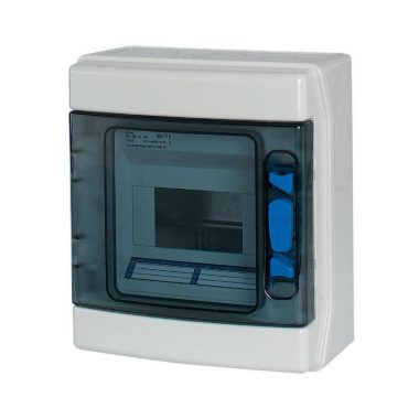 EATON 174188 IKA-1/6-ST-UV Falon kív. kiselo. IP65 1sor 6TE, átl.ajtó, +PE/N