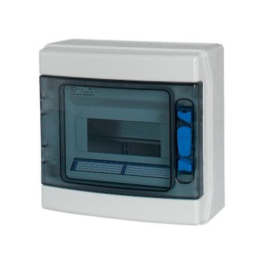 EATON 174189 IKA-1/8-ST-UV Falon kív. kiselo. IP65 1sor 8TE, átl.ajtó, +PE/N