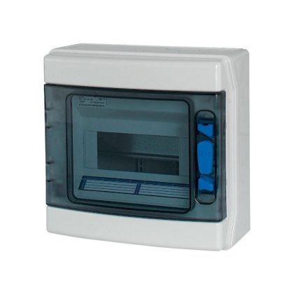   Tablou distributie pe perete EATON 174189 IKA-1/8-ST-UV IP65 1 rând 8TE, ușă transparentă, + PE / N