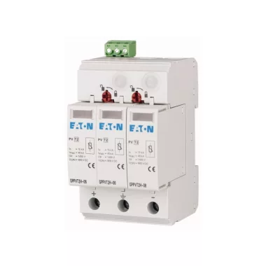 EATON 176094 SPPVT2H-06-2+PE PV túlfesz.levezető 'T2' 600V DC, Iscpv=1000A