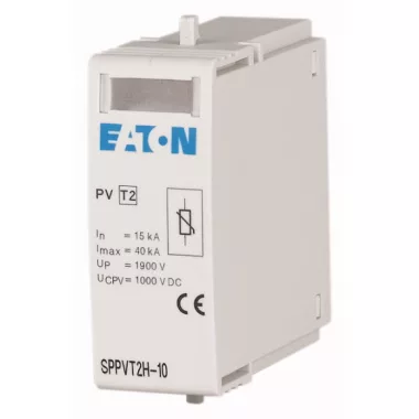 EATON 176098 SPPVT2H-10 PV túlfesz.levezető 'T2' betét 1000V DC 1p., Iscpv