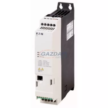 EATON 177360 DE1-122D3NN-N20N Frekvenciaváltó 1~/3~230V 2,3 A, 0,37 kW