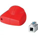 EATON 1818002 K1AR Forgatókar, A típus, piros, 6mm