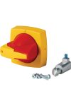 EATON 1818030 K1DR/P Forgatókar, D típus, lakattal, piros/sárga, 6mm
