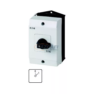 EATON 207067 T0-1-15401/I1 Vezérl. Be-Ki kapcsoló 1p 20A tokozott