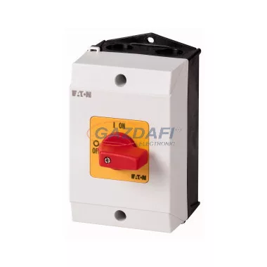 EATON 207082 T0-2-1/I1-RT Be-Ki kapcsoló VÉSZ-KI 3p 20A tokozott