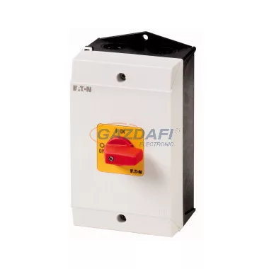 EATON 207300 P1-25/I2-RT Be-Ki kapcsoló VÉSZ-KI 3p 25A tokozott