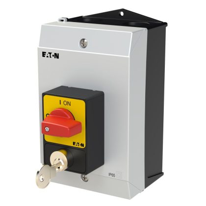   EATON 207306 P1-25/I2/SVA(S)-RT Zárható pánikkapcsoló VÉSZ-KI 3p 25A tokozott