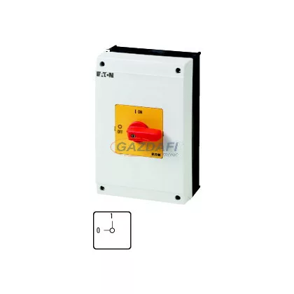   EATON 207357 P3-63/I4-RT Be-Ki kapcsoló VÉSZ-KI 3p+N 63A tokozott