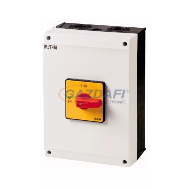 EATON 207383 P3-100/I5-RT/N Be-Ki kapcsoló VÉSZ-KI 3p+N 100A tokozott