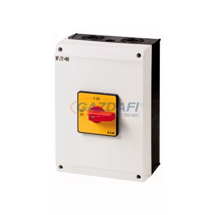  EATON 207383 P3-100/I5-RT/N Be-Ki kapcsoló VÉSZ-KI 3p+N 100A tokozott