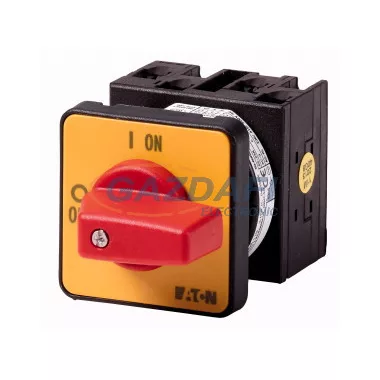 EATON 207399 T0-2-8900/E-RT Be-Ki kapcsoló VÉSZ-KI 3p+N 20A beépíthető