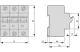 EATON 211808 AZ-3N-C100 Kismegszakító, 20kA 3-pól.+null