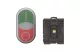 EATON 216509 M22-DDL-GR-X1/X0/K11/230-W Kettős világító nyomógomb kpl,1z-1ny,előlapra