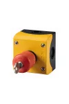 EATON 216523 M22-PVS/KC11/IY Tokozott kulcsos vészgomb kpl.,1z-1ny