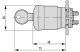 EATON 216523 M22-PVS/KC11/IY Tokozott kulcsos vészgomb kpl.,1z-1ny