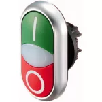   EATON 216700 M22-DDL-GR-X1/X0 Kettős világító nyomógomb (zöld-piros, 1-0)