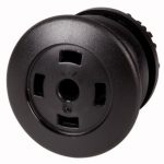 EATON 216730 M22S-DP-S-X Gombafejű nyomógomb, fekete