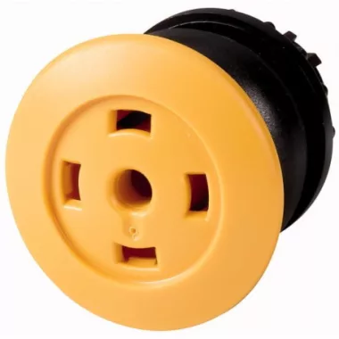EATON 216739 M22S-DP-Y-X Gombafejű nyomógomb, sárga