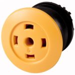 EATON 216770 M22S-DRP-Y-X Gombafejű nyomógomb, reteszelt, sárga