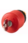 EATON 216880 M22-PVS-MS* Kulcsos VÉSZ-KI gomba 38mm, egyedi zár
