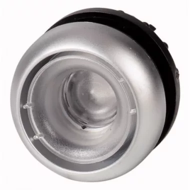 EATON 216954 M22-DRL-X Világító nyomógomb, lapos, üres, reteszelt