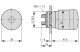 EATON 230962 M22S-PVL Vil. STOP-KI nyomógomb,visszaáll.húzással,fek.fej - 9