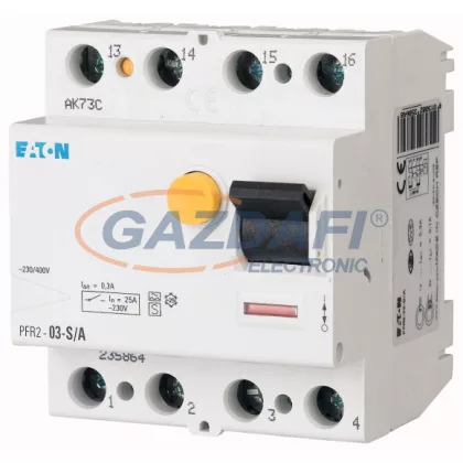 EATON 235868 PFR2-03-U Áram-védőrelé EATON 235868 PFR2-03-U Áram-védőrelé