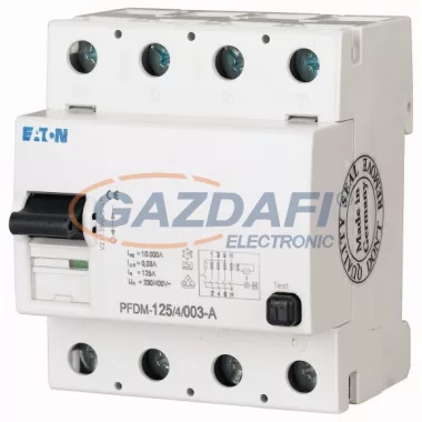 EATON 235916 PFDM-125/4/003 Comutator de protecție de curent 10kA cu 4 poli. EATON 235916 PFDM-125/4/003 Comutator de protecție de curent 10kA cu 4 poli.