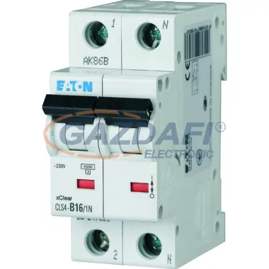 EATON 247878 CLS4-B20/2-DE Kismegszakító 4,5kA 2pól. EATON 247878 CLS4-B20/2-DE Kismegszakító 4,5kA 2pól.