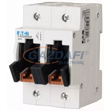 EATON 248233 Z-SLS/NEOZ/2 Biztosítós szak.kapcsoló 2pól. (üres) max.63A