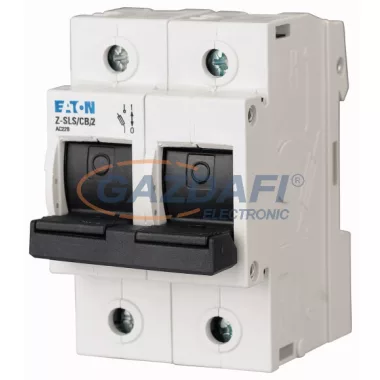 EATON 248248 Z-SLS/CB/2 Biztosítós szak.kapcs. 2p (üres) 63A, vill.+á.kód