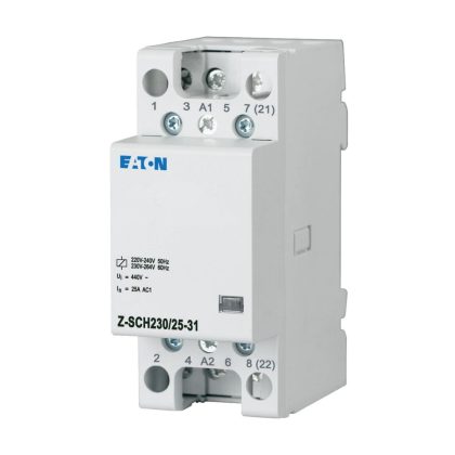   EATON 248846 Z-SCH230/25-31 Installációs kontaktor, 3z+1ny, 25A (AC1), 230V AC