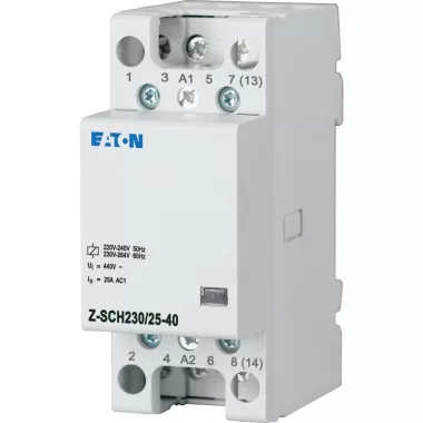 EATON 248847 Z-SCH230/25-40 Installációs kontaktor, 4z, 25A (AC1), 230V AC