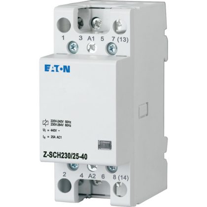  EATON 248847 Z-SCH230/25-40 Installációs kontaktor, 4z, 25A (AC1), 230V AC