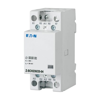   EATON 248848 Z-SCH230/25-04 Installációs kontaktor, 4ny, 25A (AC1), 230V AC