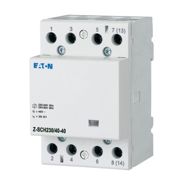 EATON 248852 Z-SCH230/40-40 Installációs kontaktor, 4z, 40A (AC1), 230V AC