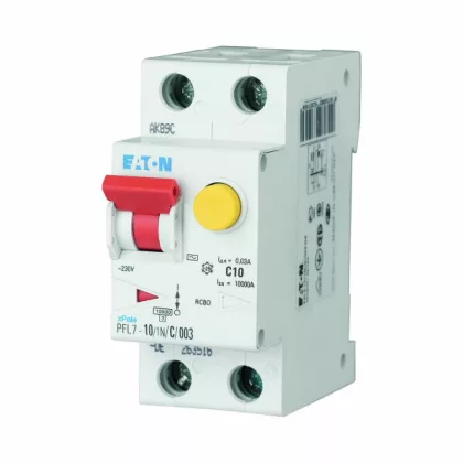 EATON 263435 PFL7-10/1N/B/003-A-DE Áramvédő-kismegszak. 10kA 1p+N EATON 263435 PFL7-10/1N/B/003-A-DE Áramvédő-kismegszak. 10kA 1p+N