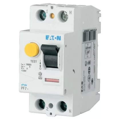 EATON 263621 PF7-40/2/003-G-DE Áram-védőkapcsoló 10kA 2pól. (Fi-relé) EATON 263621 PF7-40/2/003-G-DE Áram-védőkapcsoló 10kA 2pól. (Fi-relé)
