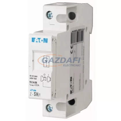 EATON 263876 Z-SH/1 Biztosítós szak. kapcsoló (üres) 32A, 1p, 10x38