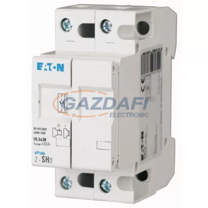   EATON 263878 Z-SH/2 Biztosítós szak. kapcsoló (üres) 32A, 2p, 10x38