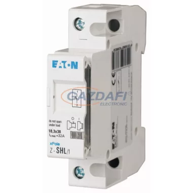 EATON 263883 Z-SHL/1 Biztosítós szak. kapcs.+L (üres) 32A, 1p, 10x38
