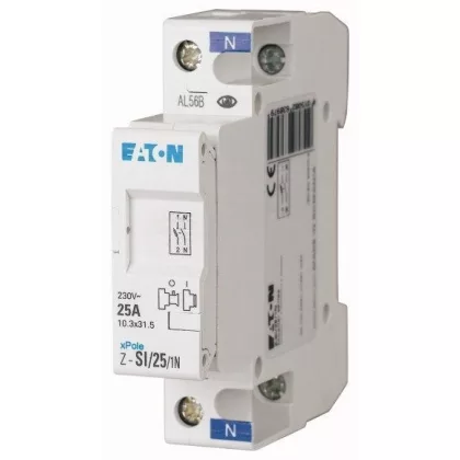   EATON 263895 Z-SI/16/1N Biztosítós szak. kapcs. (üres) 1+N, 16A(10,3x25,8)