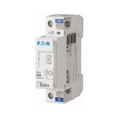 EATON 263898 Z-SI/32/1N Biztosítós szak. kapcs. (üres) 1+N, 32A (10,3x38)