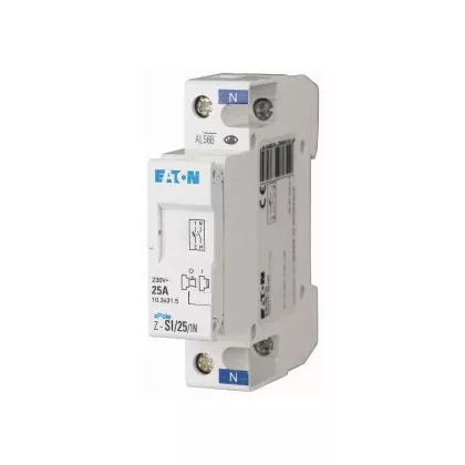   EATON 263898 Z-SI/32/1N Biztosítós szak. kapcs. (üres) 1+N, 32A (10,3x38)