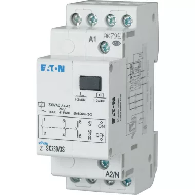 EATON 265321 Z-SC230/3S Impulzuskapcsoló közp. vez.-hez 3z, 16A, 230V AC
