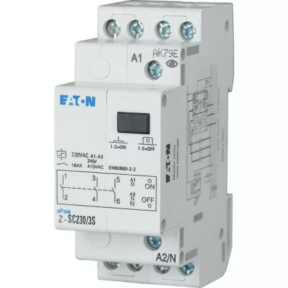   EATON 265324 Z-SC230/1S1W Impulzuskapcsoló közp. vez.-hez 1z+1v, 16A, 230VAC