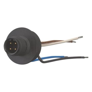 EATON 266136 M12B M12x1 csatlakozó dugó, IP66, 4 pólusú, "B"